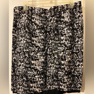 Banana Republic Black and White Skirt